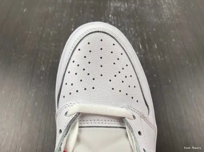 Kicked Out Shoe Store White 1 Retro 705329-101 Varsity Low Jordan Red 0616